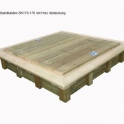 Sandkaste SK 170-170 mit Holz Abdeckung