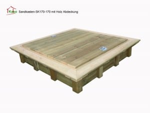 Sandkaste SK 170-170 mit Holz Abdeckung