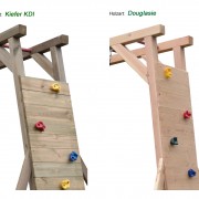 Kletterwand-Schaukel Vergleich: Kiefer & Douglasie