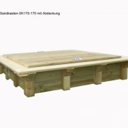 Sandkasten SK170-170 Holz Abdeckung