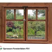 Sprossen-Fenster FS1 Lärche