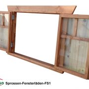 Sprossen-Fenster FS1 für Stelzenhäuser und Spielhäuser