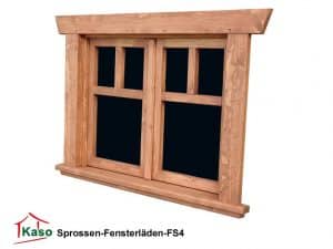 Sprossen-Fenster FS4 Lärche für Stelzenhäuser